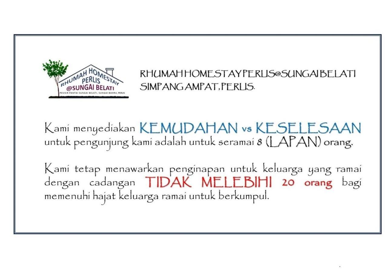 Rhumah Sungai Belati Villa Simpang Empat  Kültér fotó